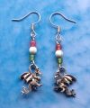 Dragon Bead Earring - Wales